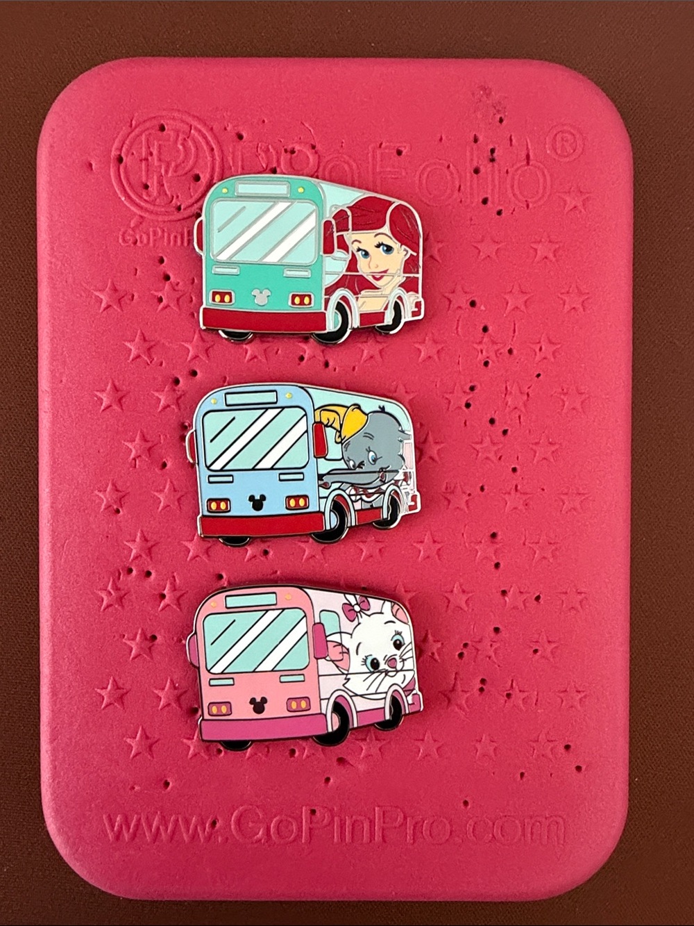 Disneyland 2026 Wave A Bus pins - Set of 3